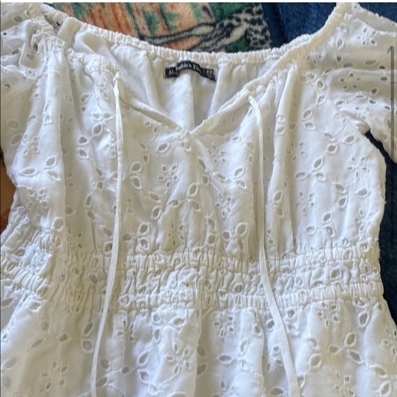 Abercrombie off shoulder blouse size xxs - Picture 3 of 7